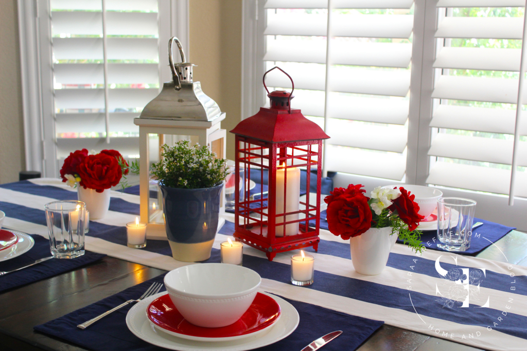 4th of July tablescape