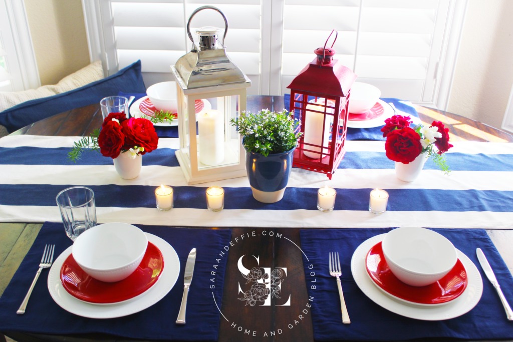 #4th of July tablescape 